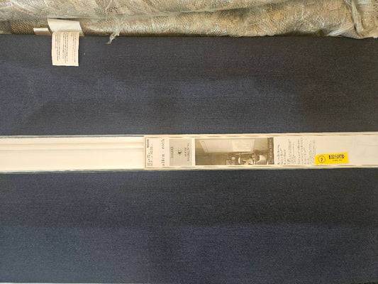 allen + roth Simple Rise 35 x 72 in White Room Darkening Cordless Roller Shade 54832