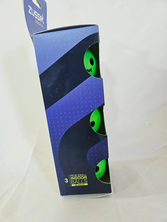 Zusset Z Touch indoor pickleballs 3-pack packaging
