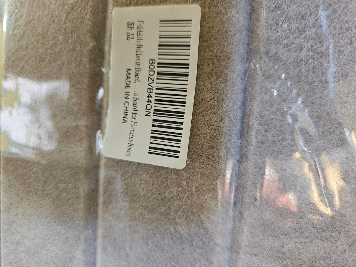 Factory label on the sealed package