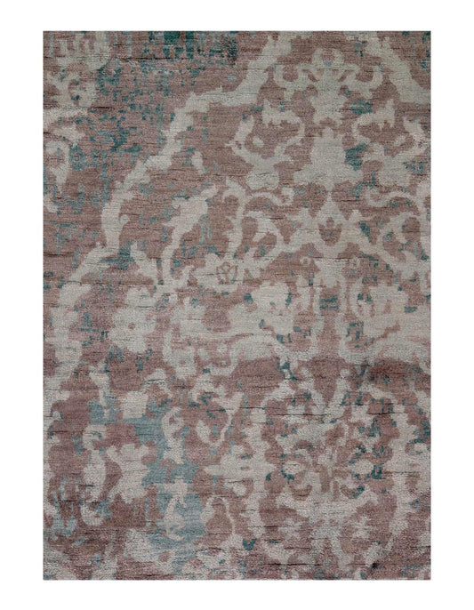 Canvello Light Blue Modern Bamboo Silk 8' x 10'