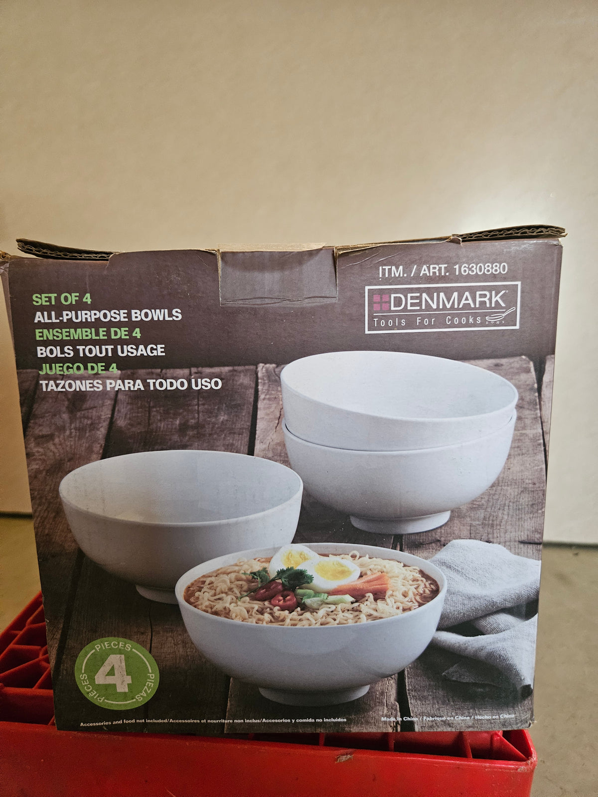 Denmark Tools for Cooks White All-Purpose Bowls, Set of 4