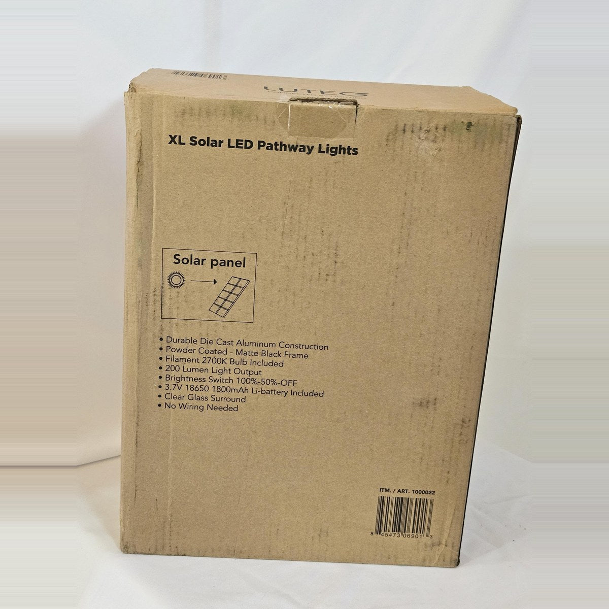 LUTEC XL pathway light box back