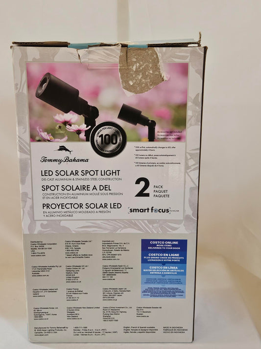 Box back showing the spotlights and 2-pack detail