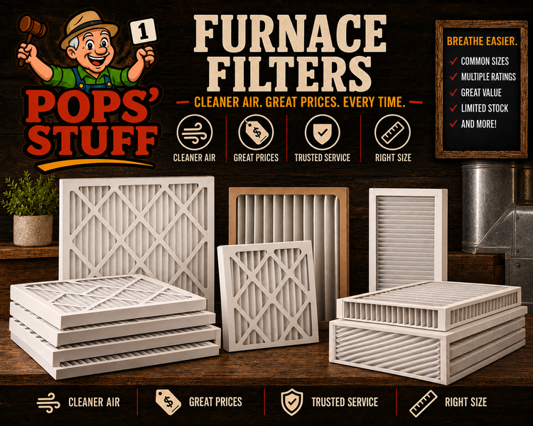 Pops' Stuff Furnace Filters