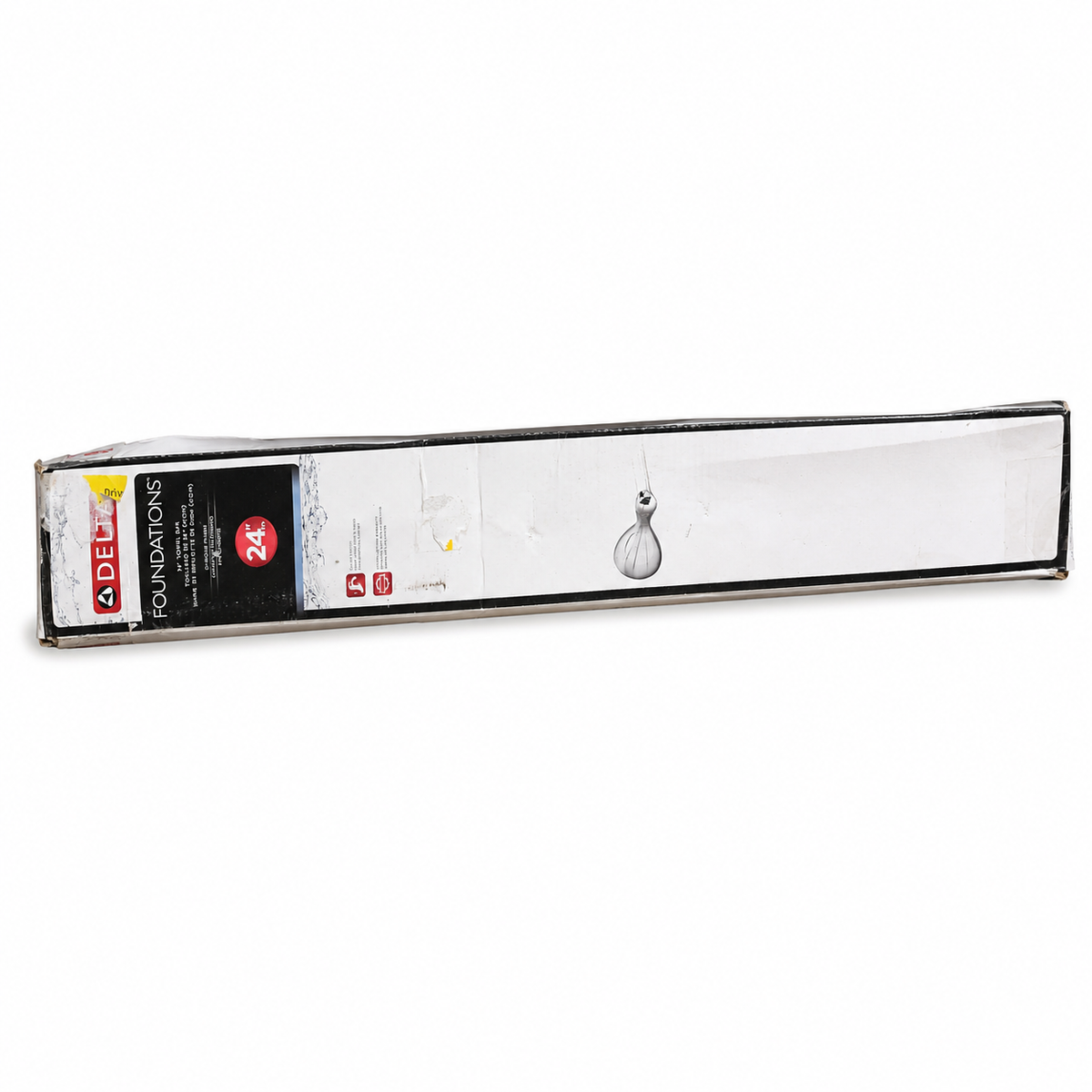 Delta Foundations 24-inch chrome bathroom towel bar