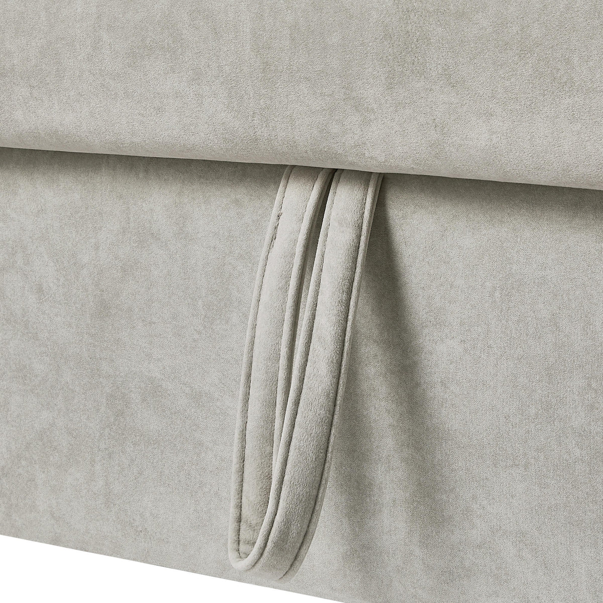 Beige 55.1-Inch Pull-Out Sleeper Loveseat with USB Charging