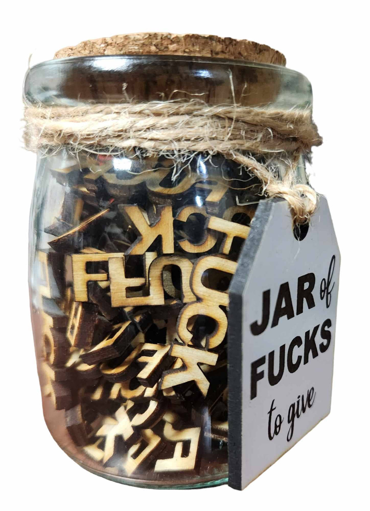 Funny Adult Decor - Strong humor gift - Jar of F^cks
