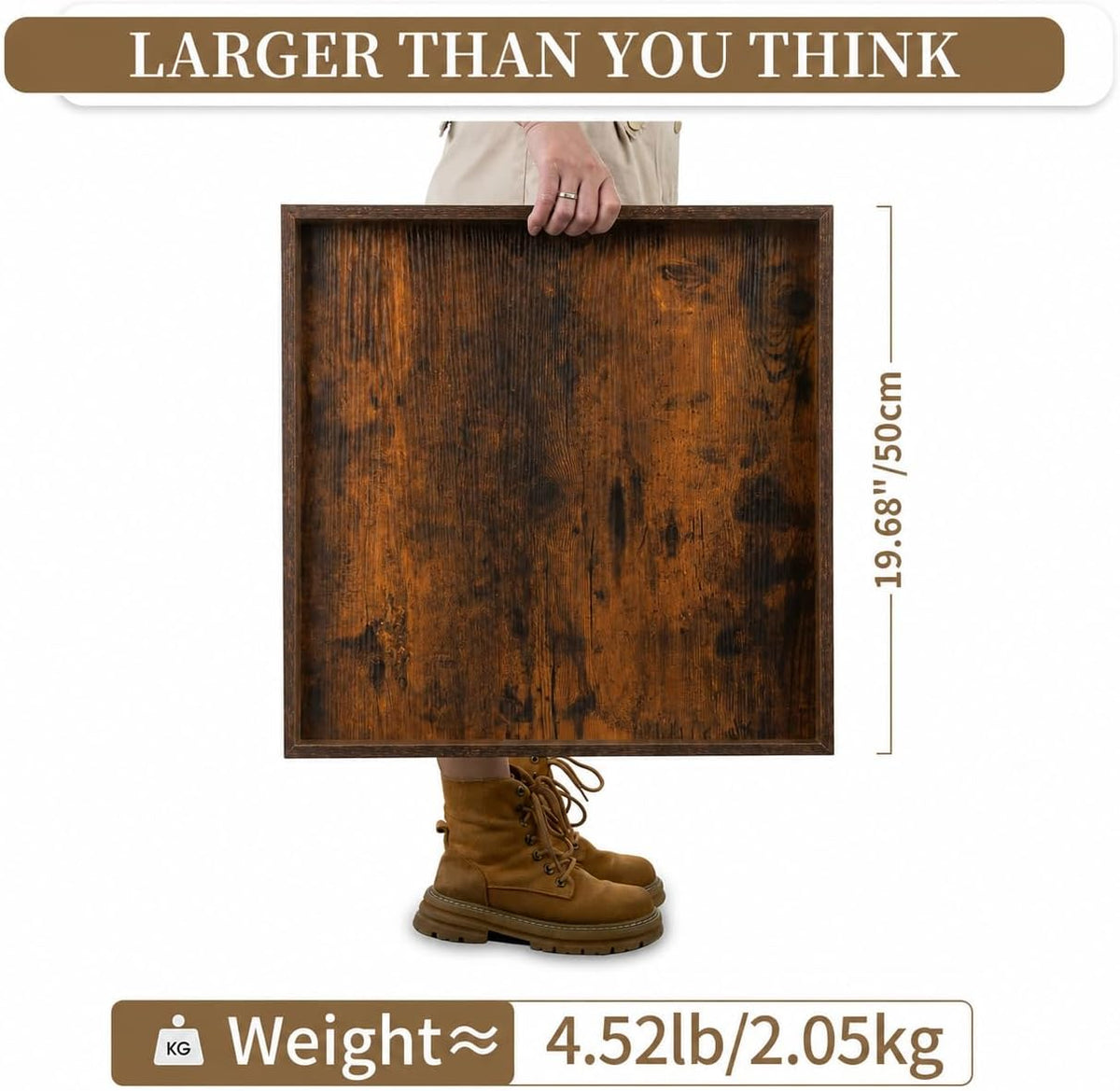 Tray dimensions