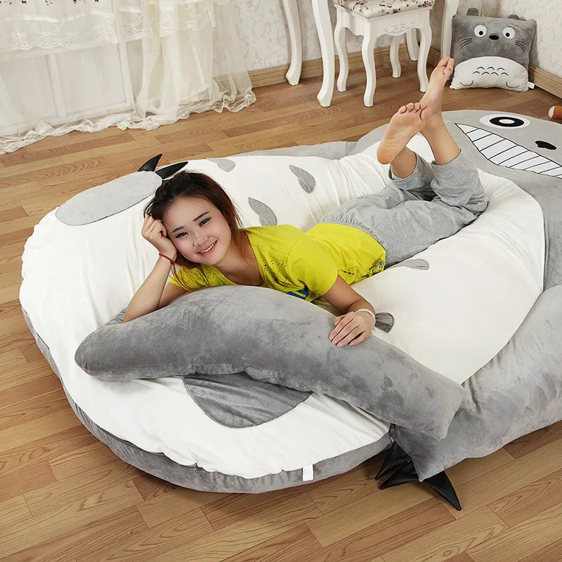 VESCOVO Large Lazy Sofa Floor Mattress for Living Room Resting Beanbag