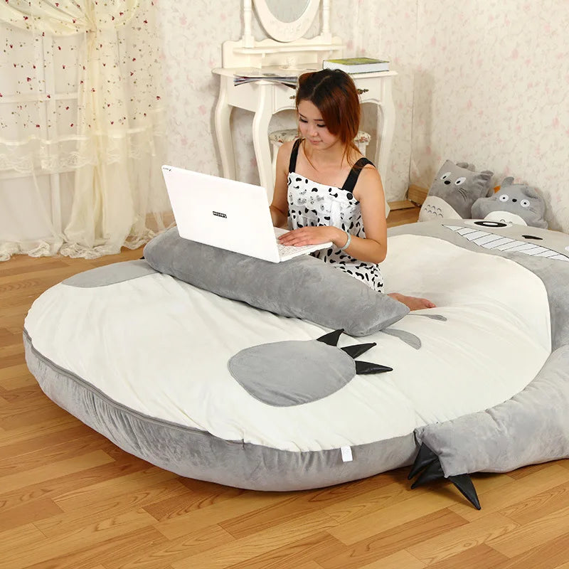 VESCOVO Large Lazy Sofa Floor Mattress for Living Room Resting Beanbag