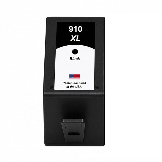 U.S. Remanufactured for HP 910XL (3YL65AN) Black High Yield Ink Cartridges