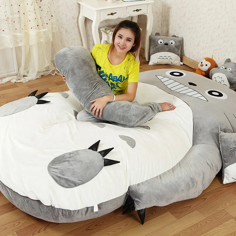 VESCOVO Large Lazy Sofa Floor Mattress for Living Room Resting Beanbag