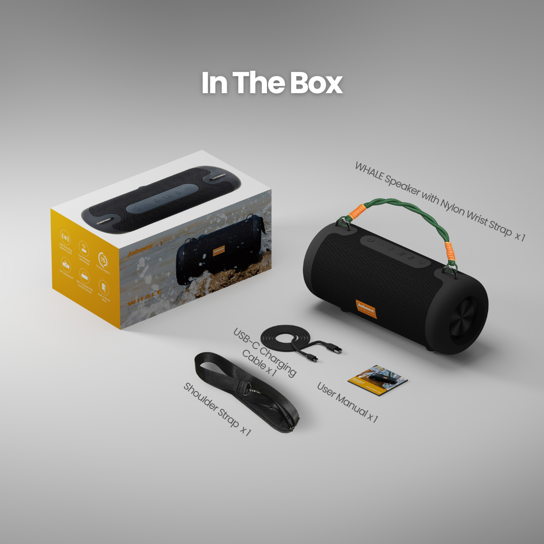 WHALE With Nylon Strap—Wireless Outdoor Speaker
