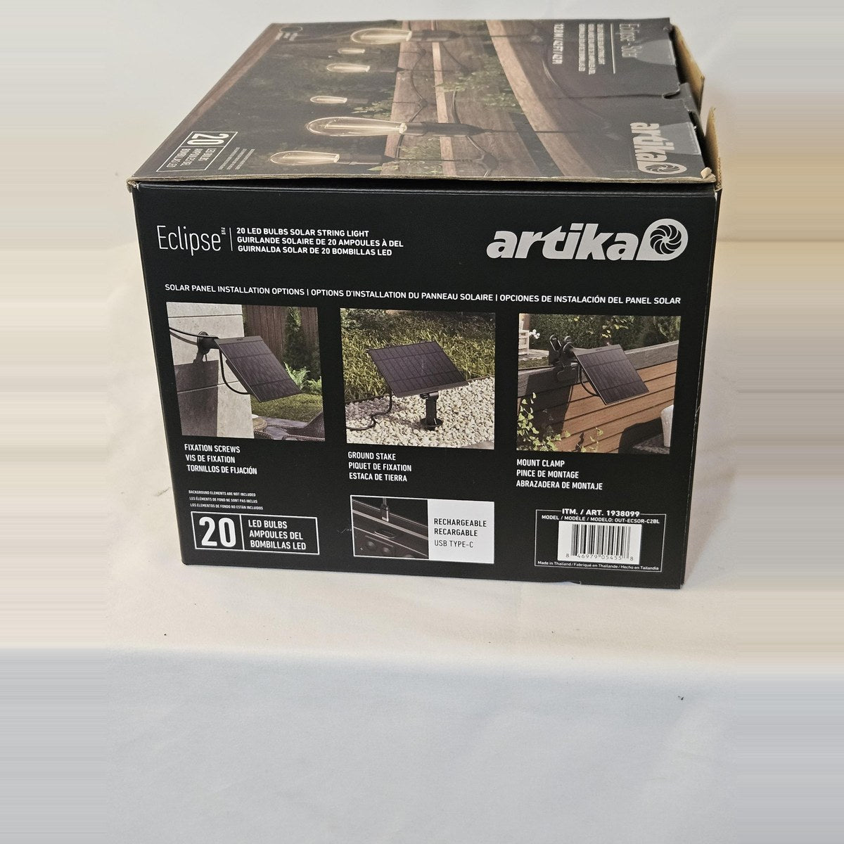 Artika Eclipse solar panel mounting options