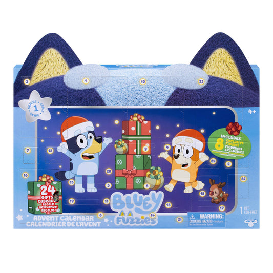 Bluey Fuzzies Advent Calendar | Case of 8