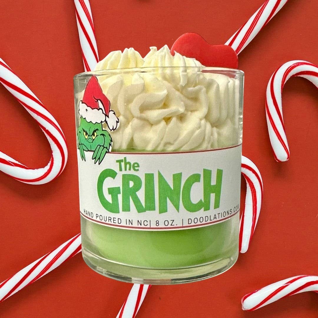 Doodlations Luxury Candle | The Grinch