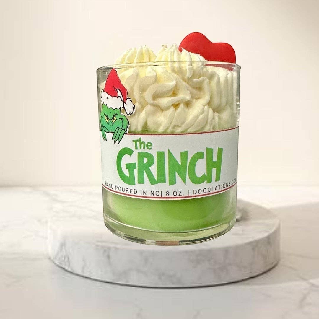 Doodlations Luxury Candle | The Grinch