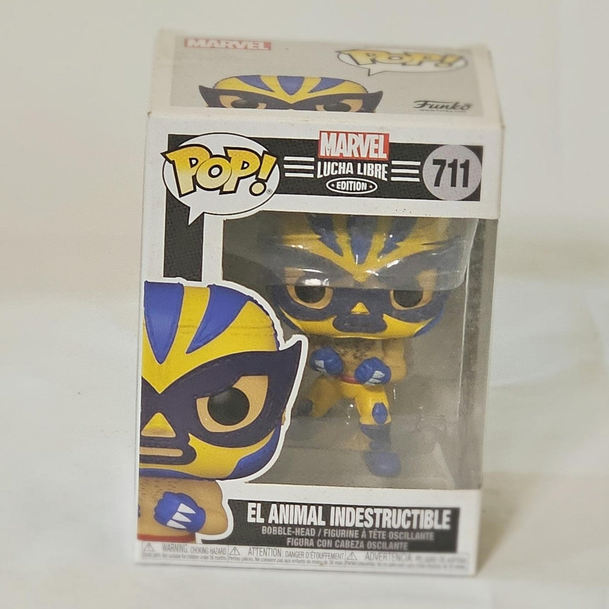Funko Pop! Marvel Lucha Libre El Animal Indestructible #711 in box