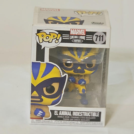 Funko Pop! Marvel Lucha Libre El Animal Indestructible #711 in box