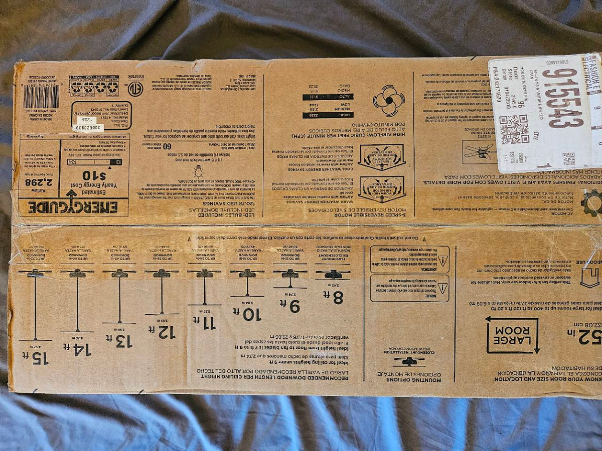 Harbor Breeze Armitage 41391 actual carton 2