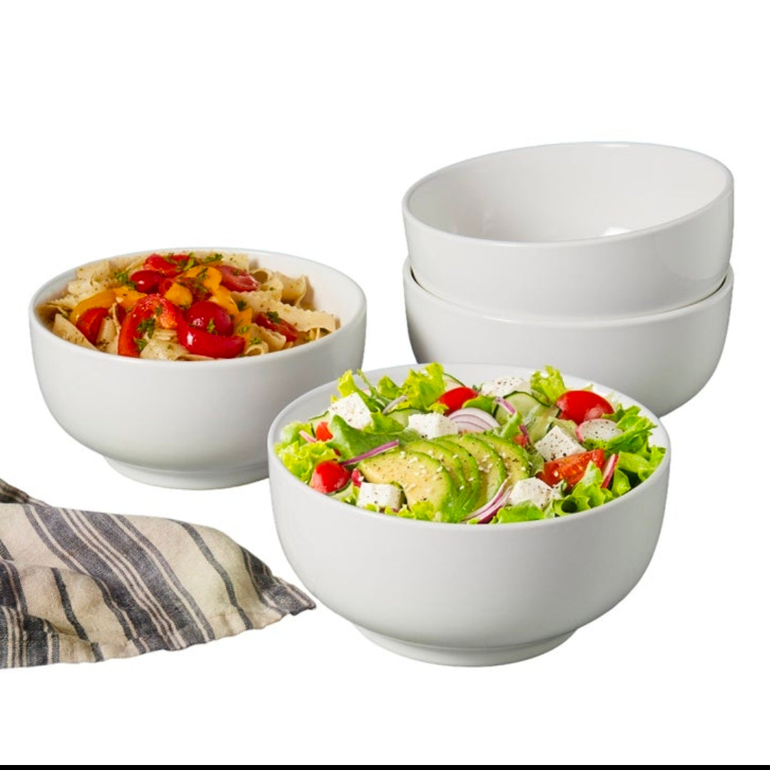 Denmark Tools for Cooks White All-Purpose Bowls, Set of 4