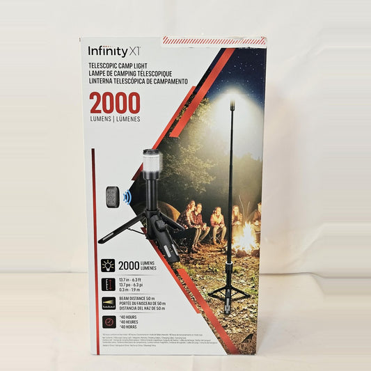 Infinity X1 Telescopic Camp Light box front