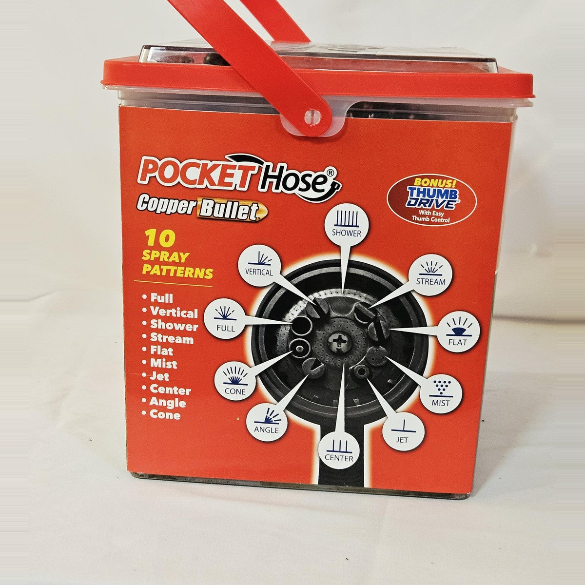 Pocket Hose Copper Bullet 10 spray patterns