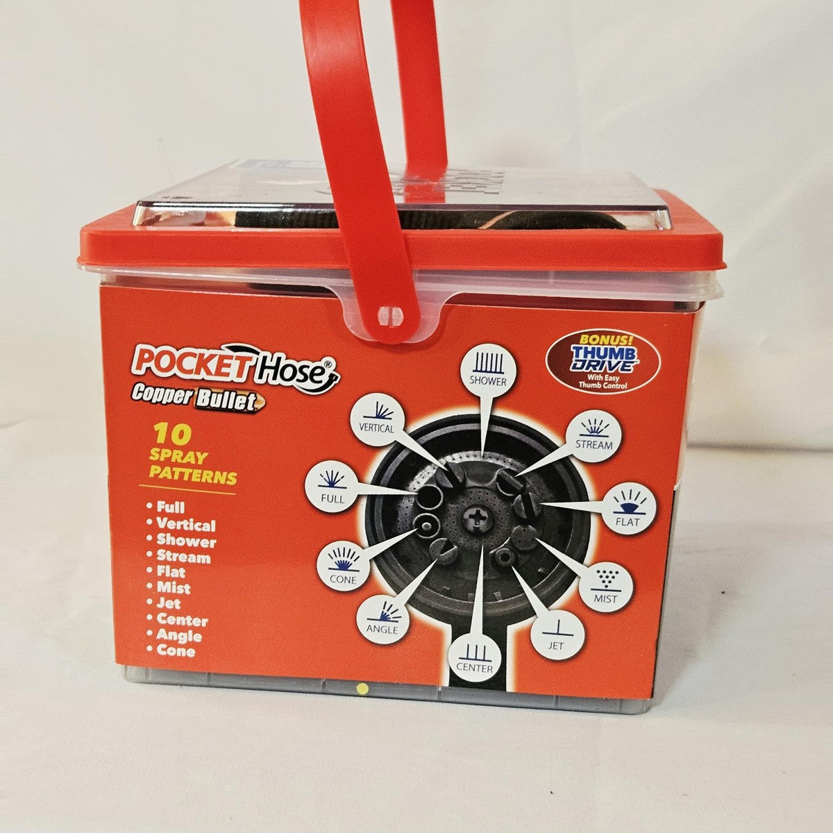 Pocket Hose Copper Bullet 10 spray patterns