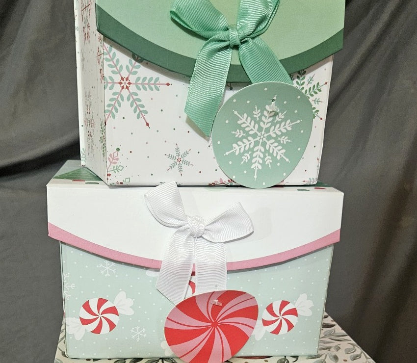 Peace and Joy Cardinal Nesting Gift Box