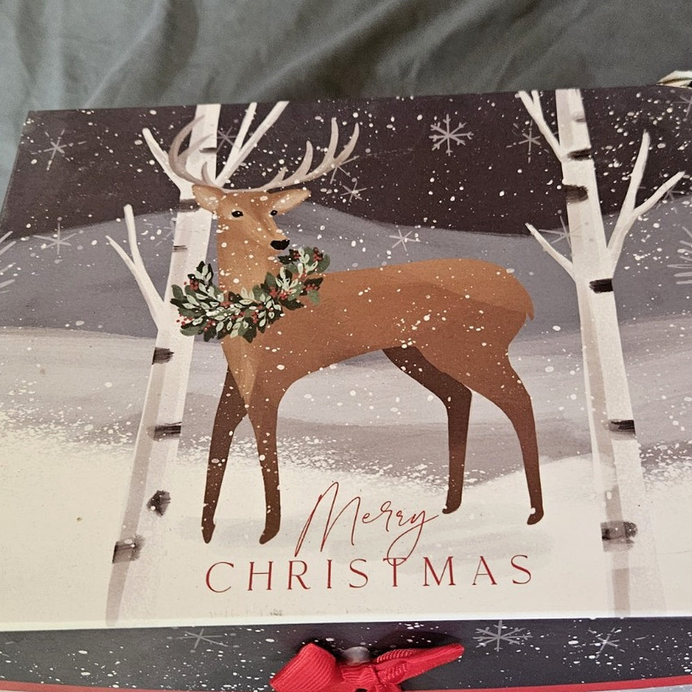 Reindeer Merry Christmas Nesting Gift Box