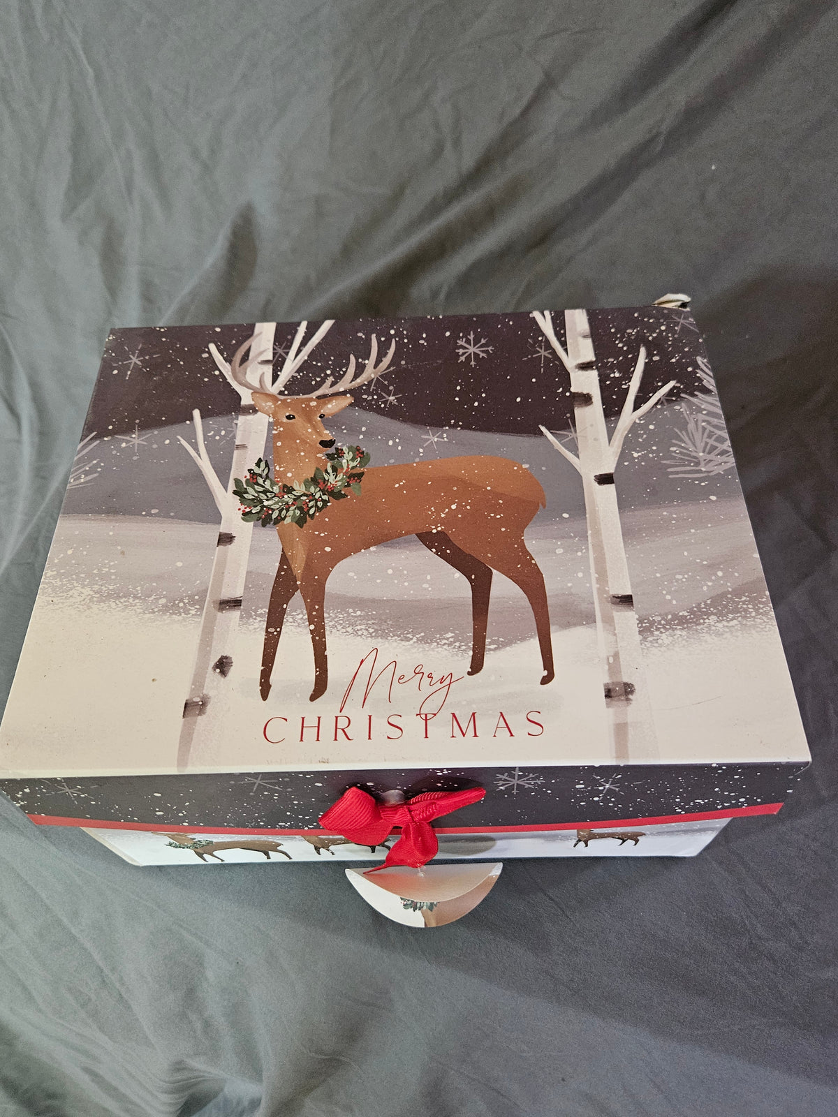 Reindeer Merry Christmas Nesting Gift Box