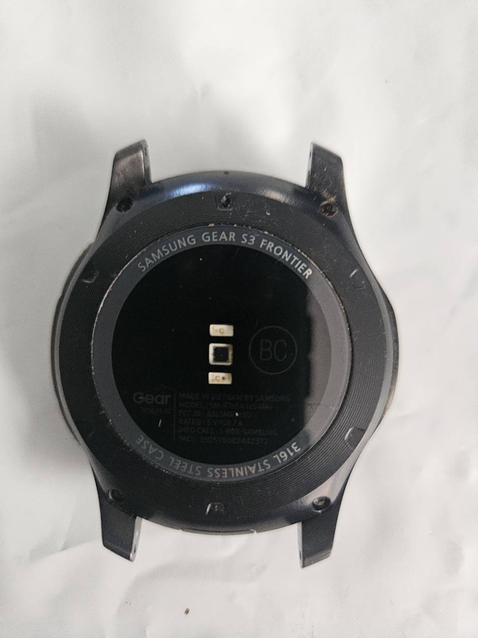Samsung Gear S3 Frontier SM-R760 batch example back