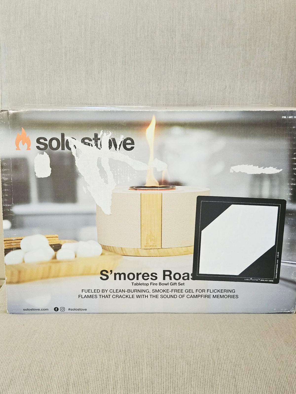 Box front showing shelf wear and label scuffing