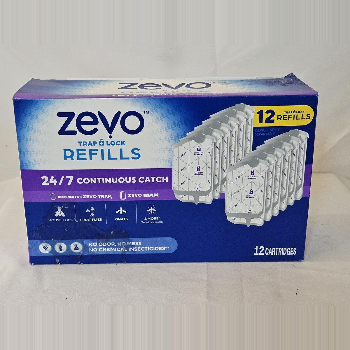 Zevo Trap & Lock refills 12 count